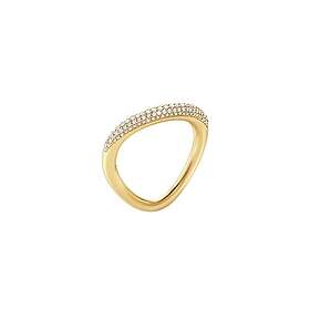 Georg Jensen Offspring Ring Guld med Pavéinfattade Diamanter