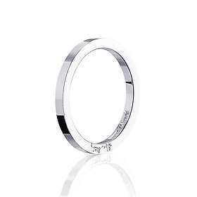 Efva Attling Plain & Signature Thin Ring White Gold
