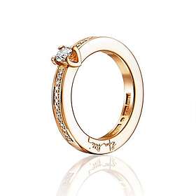 Efva Attling Heart To Ring 0,19 ct Gold