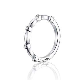Efva Attling Forget Me Not Thin Ring White Gold