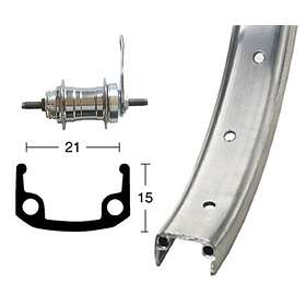 Bakhjul 26" fotbroms