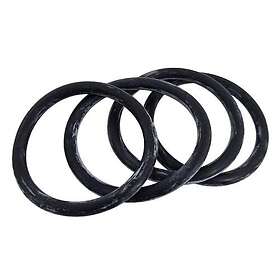SeaSea Gummiring Svart 4-Pack