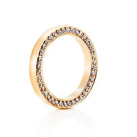 Efva Attling Half Round & Stars On Side Ring Gold