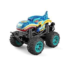 RC Toys RC Dinosaur Stuntbil med ljus. musik. rök Blå