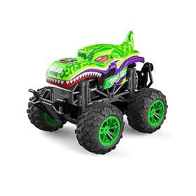 RC Toys RC Dinosaur Stuntbil med ljus. musik. rök Grön