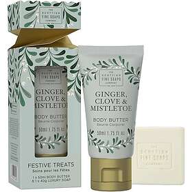 Scottish Fine Soaps Ginger, Clove & Mistletoe Festive Treats Presentförpackning 