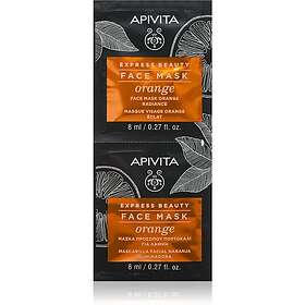 Apivita Express Beauty Orange Lystergivande mask för ansikte 2x8ml female