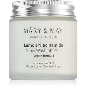 Lemon MARY & MAY Niacinamid Återfuktande och uppljusande mask 125g female