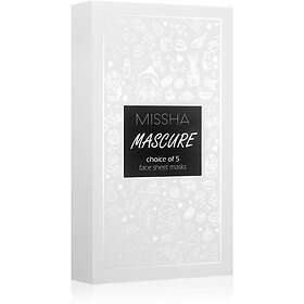 Missha Merry Christmas Mascure Mask Set uppsättning med sheetmasker (Mix) 5x28ml female