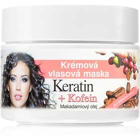 Bione Cosmetics Keratin + Kofein cream mask for hair 260ml