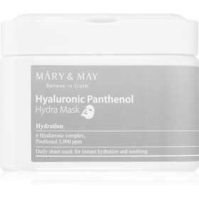 MARY & MAY Hyaluronic Panthenol Hydra Mask uppsättning med sheetmasker 30 st.