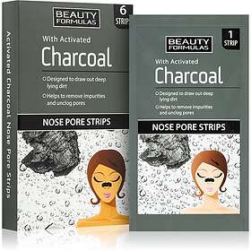 Beauty Formulas Charcoal Rengöringsremsa för pormaskar 6 st. unisex