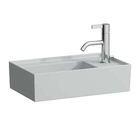 Laufen Kartell tvättställ 46x28 cm höger matt grå