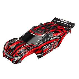 Traxxas 6718 Kaross Rustler 4x4 Röd (Komplett med Karossfästen)