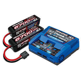 Traxxas Combo Live Dual Charger & 2 x 4S 6700mAh