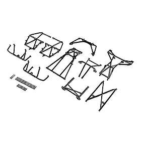LOSI LOS241038 Cage Set, Complete, Black: LMT