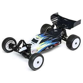 LOSI Mini-B Brushed RTR 1/16 2WD Buggy Svart/Vit