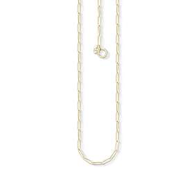 Thomas Sabo Charm Club Berlockhalsband Kantigt Guld