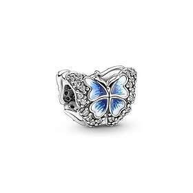 Pandora Blue Butterfly Glittrande Berlock