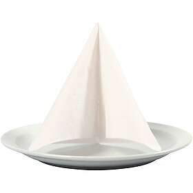 Happy Moments Servetter, stl. 33x33 cm, vit, 20 st./ 1 förp.