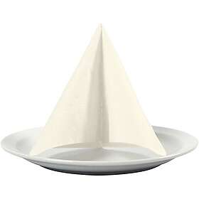 Happy Moments Servetter, vit baksida, stl. 33x33 cm, råvit, 20 st./ 1 förp.