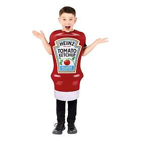 Heinz Ketchup Barn Maskeraddräkt 8-12 år