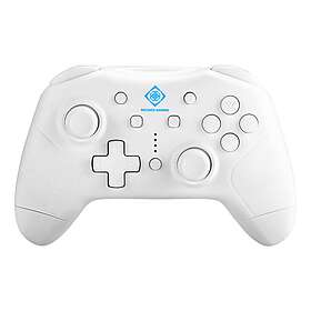 Deltaco Gaming Nintendo Switch Wireless Controller with Turbo Button (Vit)