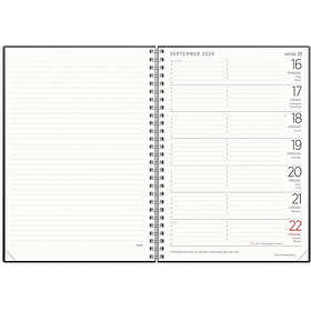Burde Kalender Veckokalender beige Alba 2024 A5 - Hitta bästa pris på ...