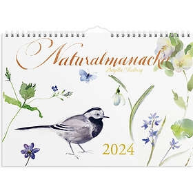 Burde Väggkalender 2024 Naturalmanackan