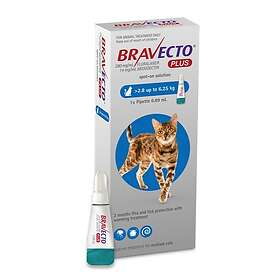 Bravecto Plus Spot-on Medium Cats 2.8-6.25kg