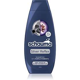 Schwarzkopf Schauma Silver Reflex Neutraliserande schampo med mässingstoner för blekt, slingat kallt blont hår 400ml female