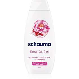 Schwarzkopf Schauma Rose Oil Schampo och balsam 2-i-1 För lätt kamning 400ml female