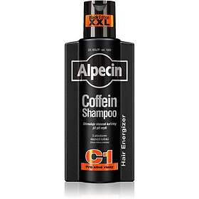 Alpecin Coffein Shampoo C1 Black Edition Koffeinschampo för män Stimulering hårtillväxt 375ml male