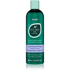 Hask Tea Tree Oil & Rosemary Uppfriskande schampo För torr och kliande hårbotten 355ml female