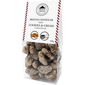 Pralinhuset Brända Mandlar Cookies & Cream 100g