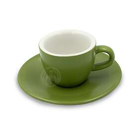 Matt Club House Tulipano Espressokopp med fat 7cl