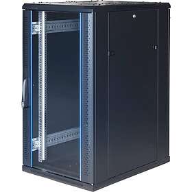 Toten G6 19" Rackskåp 22u 600x800 Glas/perforerad Dörr