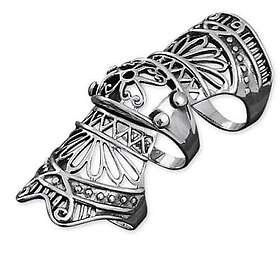Etnox Armour finger ring i rostfritt stål