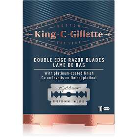 King C Gillette C. Double Edge Razor Blades Reservblad 10 st
