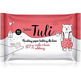 Luba Tuli Lactic acid fuktat toalettpapper med mjölksyra för Barn Strawberry 50 st. unisex