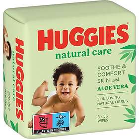 Huggies Natural Care Rengöringsservetter 3x56 st.