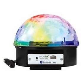 Manhattan 165235 Sound Science Bluetooth Disco Light Ball Speaker 3W