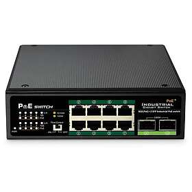 Industrial Grade 5P Gigabit Ethernet Switch, IEEE 802.3x-Compliant  Full-Duplex 10/100/1000M Connection, DIN Rail Mount