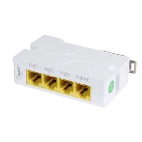 Allnet Sgi8004p 4-port Poe 24w Din Switch