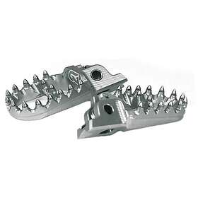 Geco 3d Footpegs Pair Silver