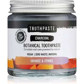 Truthpaste Charcoal Organisk tandkräm Fennel & Orange 100ml
