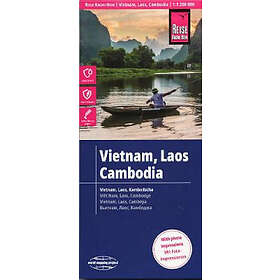 Reise Know-How Landkarte Vietnam, Laos, Kambodscha (1:1.200.000)