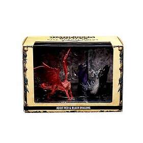 Pathfinder Battles: City of Lost Omens Premium Figure Adult Red & Black Dragons