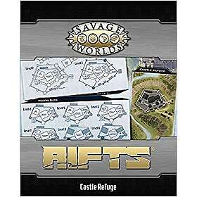 Savage Worlds RPG: Rifts Map North America Castle Refuge