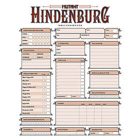 Mutant: Hindenburg Rollformulärsblock